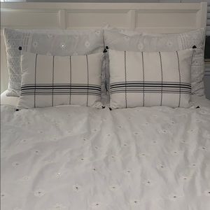 Black and white decorative pillows!